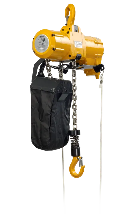 Normas de segurança para o uso de talhas pneumáticas