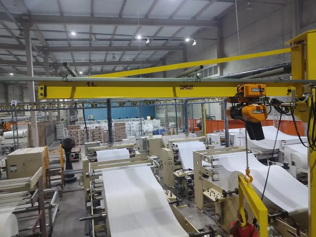 Faça orçamento para braço giratório industrial na Caprojet